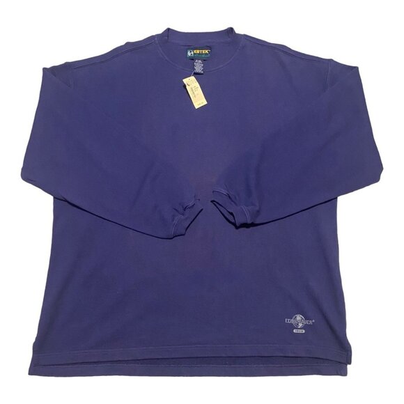 Vintage Eddie Bauer Crewneck Sweatshirt Purple Size L - Picture 4 of 5